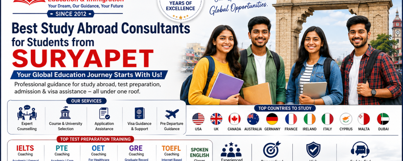 Best abroad consultancy in Suryapet