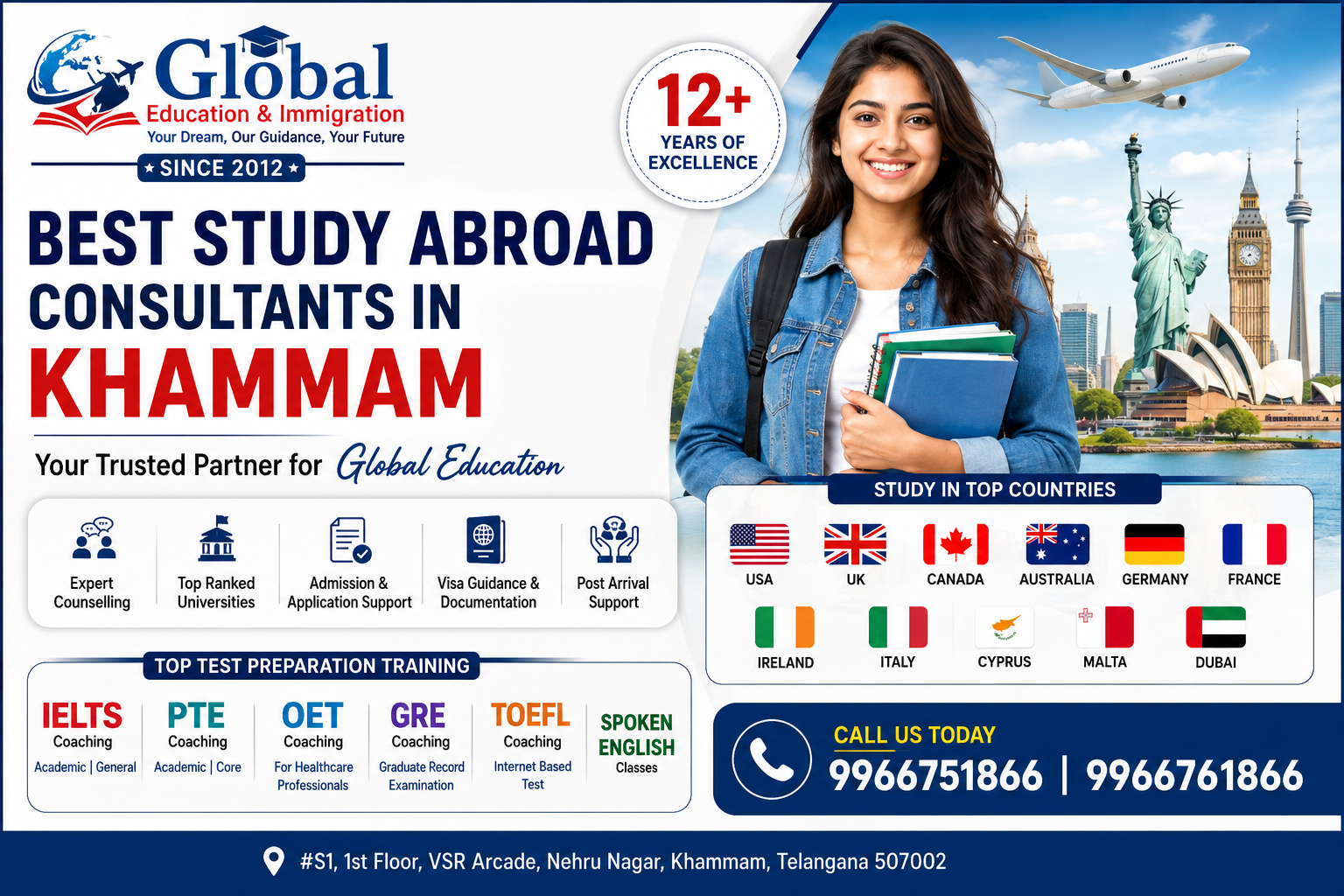 Best abroad consultancy in khammam